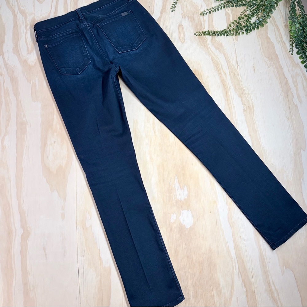 JEN7 by 7 For All Mankind Slim Straight Jeans Blue Stretch Denim Size 6 - Picture 4 of 10